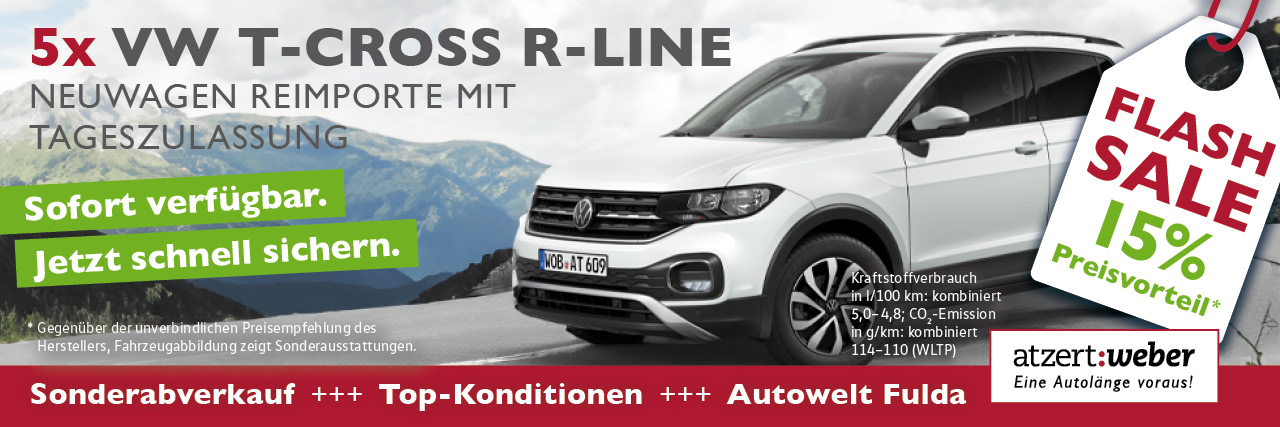 Volkswagen T-Cross R-Line - Neuwagen Reimporte mit Tageszulassung