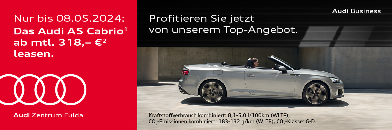Audi A5 Cabrio im Großkunden-Leasing