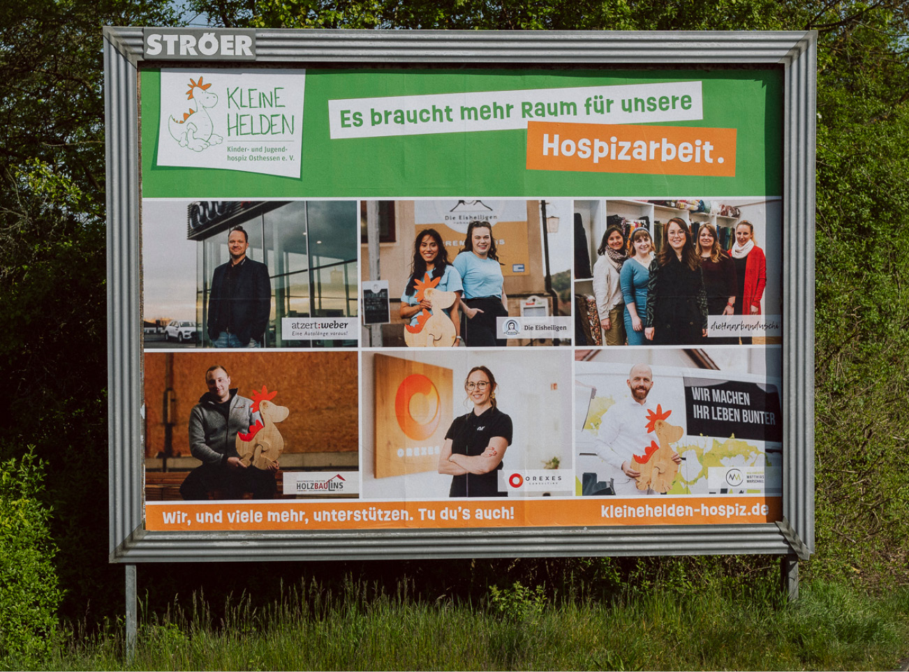 Stroer Plakatkampagne "Kleine Helden"
